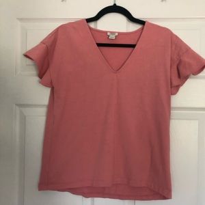 Flutter sleeve top